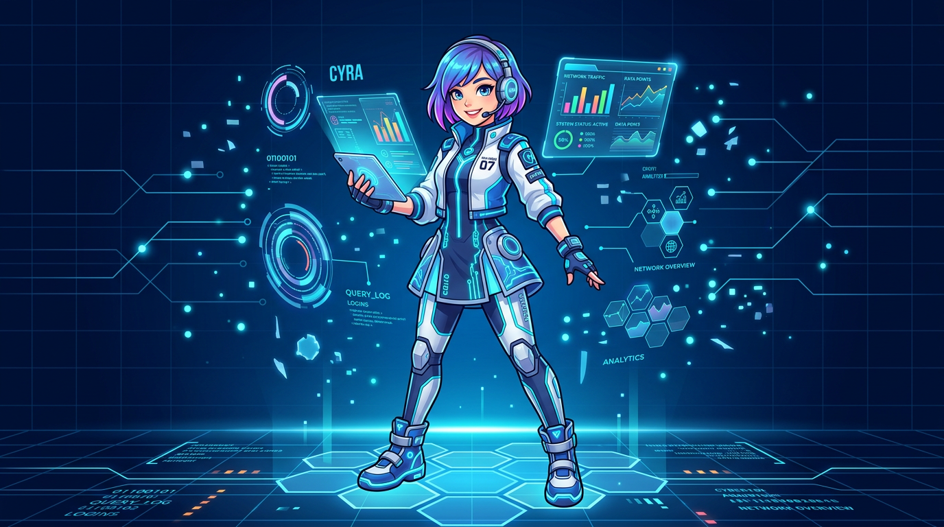 柚子联盟科技少女形象